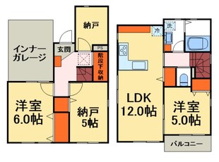 柏市あけぼの二丁目戸建の物件間取画像